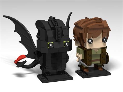 How to train your dragon toys, action figures and plushes? How To Train Your Dragon, BrickHeadz MOC. Toothless and ...
