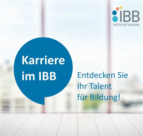 Stellenangebot Jobcoach Mwd Bei Ibb Institut Für Berufliche Bildung