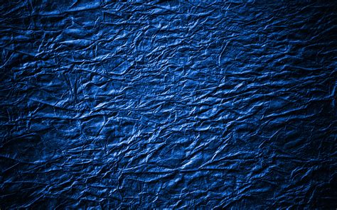 Download Wallpapers 4k Blue Leather Texture Leather Patterns Leather
