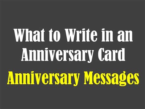 The perfect wedding greeting card message should be tailored to the couple, full of sentimental value and crafted from the heart. Anniversary Messages to Write in a Card for Your Spouse | Anniversary message, Anniversary card ...