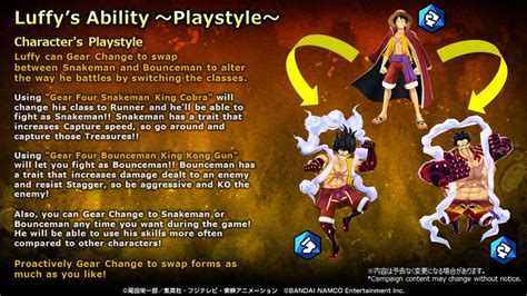 piece bounty rush introduces luffy    extreme character