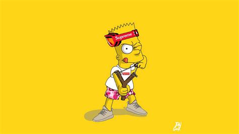 Simpson Bart Fondo De Pantalla Dos Simpsons 2048x1152 Wallpapertip