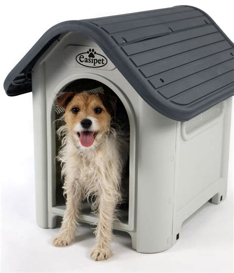 Easipet Weatherproof Plastic Dog Kennel For Indoor And Outdoor