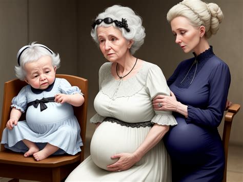 High Resolution Image Converter Pregnant Granny Alone
