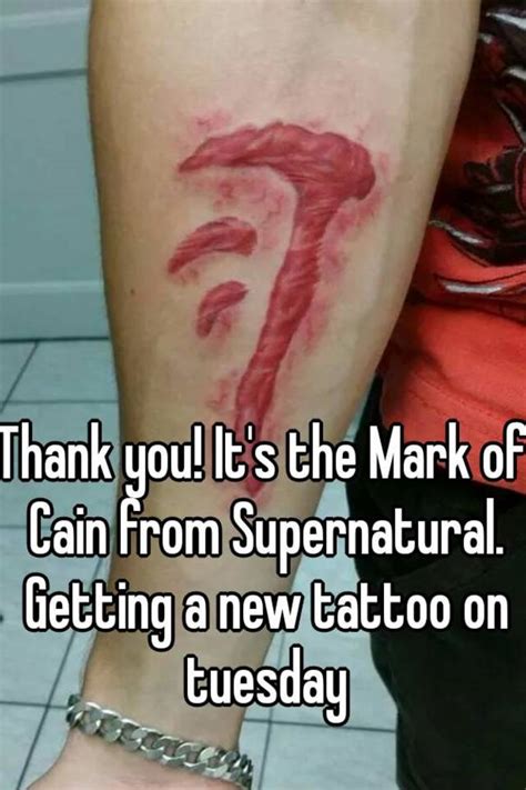 This item has 0 required items. Thank you! It's the Mark of Cain from Supernatural ...