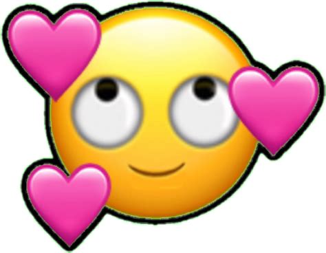 Emoticon Falling In Love Smiley Effects Emojis De Corazon Enamorado