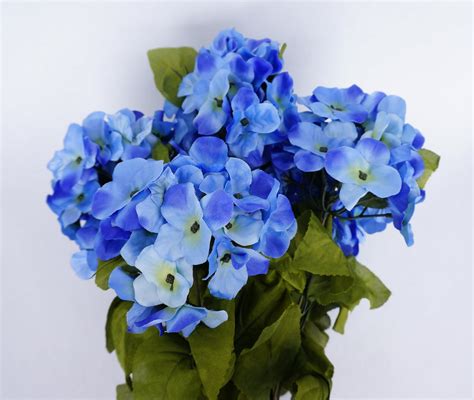 Jenlyfavors 22 Inch X Large Satin Artificial Hydrangea Silk Flower Bush