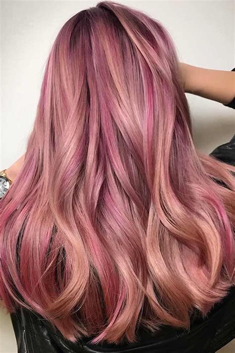 These colors occur naturally in nature and are on the light spectrum, so no color combine to make blue. #Color Trendy Hair Color : Rose gold hair color will ...