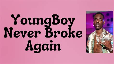 Youngboy Never Broke Again Peace Hardly Lyrics Youtube