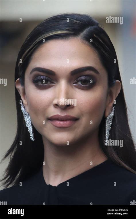 indian actress deepika padukone arrives for a trailer launch of her upcoming bollywood movie