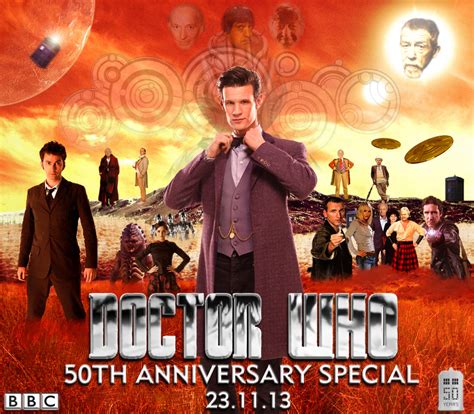 Doctor Who 50th Anniversary Special Poster 2 By Doctor Woo On