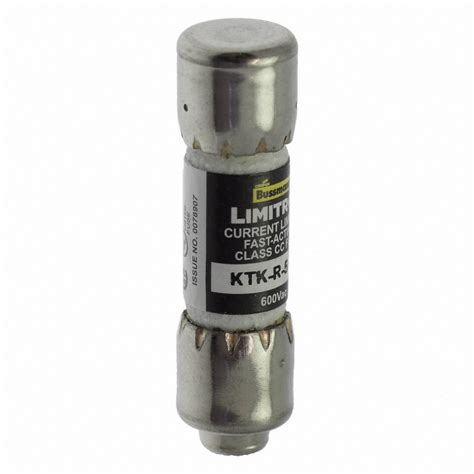Bussmann Ul Class Cc Fuse Fast Acting 5 A Ktk R 1 1 2 In L X 13 32 In Dia Fuse Size 4xc24