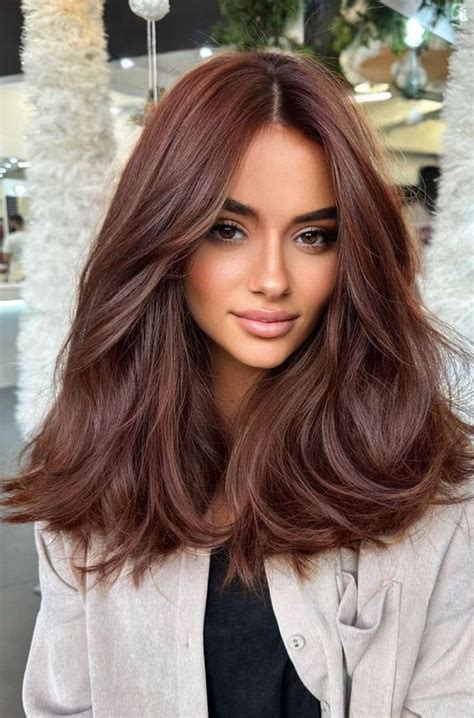 50 Cozy Fall Hair Colour Ideas For A Stylish Season Auburn With