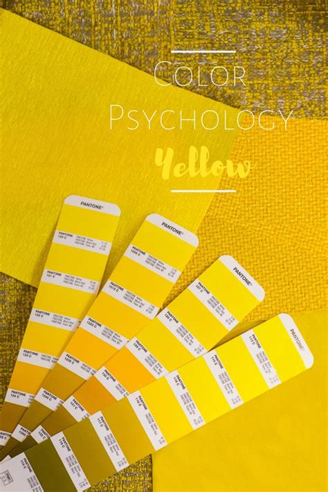 Yellow Color Psychology Color Psychology Psychology Color