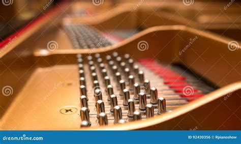 Piano Tuning Pins Stock Photo Image Of Block Pattern 92430356