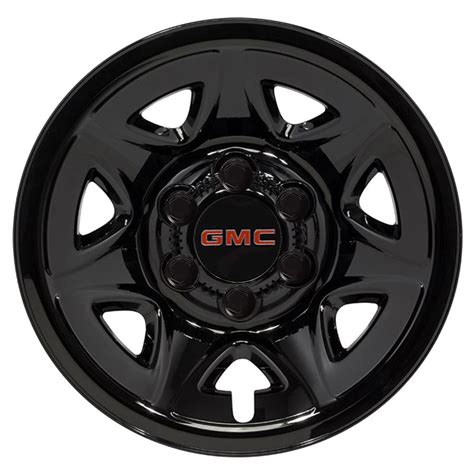 2014 2018 Gmc Sierra 1500 7950gb 17 6 Lug Steel Rim Black Wheel