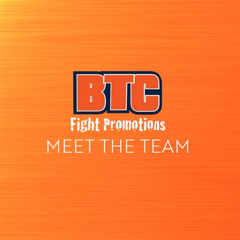 Meet The Team — Btc Fight Promotions