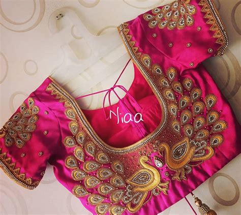 Wedding Maggam Work Blouse Back Designs For Sarees K4 Fashion