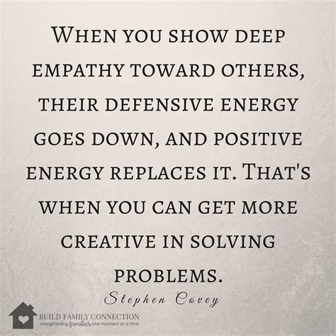 Empathy Toward Others Stephen Covey Quote Inspiration Parenting Solving