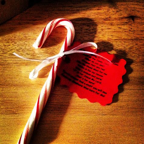 He made the candy hard to symbolize the that jesus is the solid rock and the foundation of the church. Candy cane with "The True Meaning of the Candy Cane" poem ...