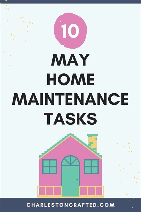 May Home Maintenance Checklist Free Printable Artofit