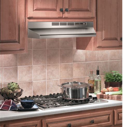 A kitchen hood with led lighting and all the basic functions you need. Broan 413604 36 Inch Under Cabinet Range Hood with 2-Speed ...