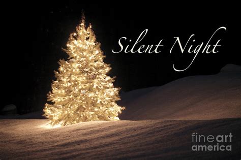 Silent Night Christmas Card Digital Art By Maureen Tillman