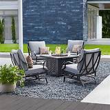 Outdoor Gas Fire Pit Table And Chairs Pictures