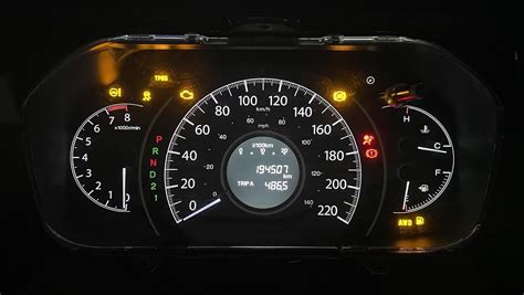 Honda Crv Indicator Lights On The Dashboard