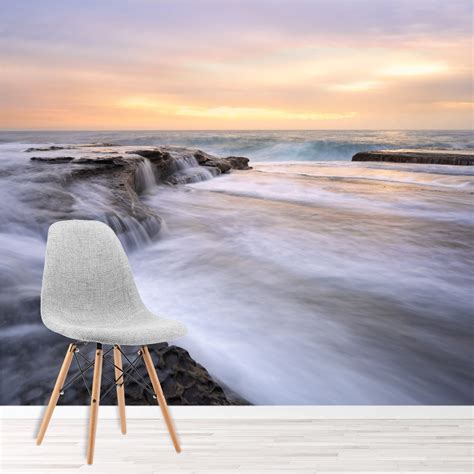 Morning Ocean Seascape Wallpaper Wall Mural