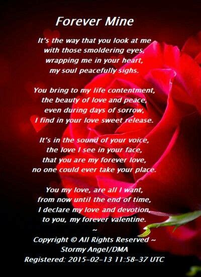 Forever Love Poems For The One You Love
