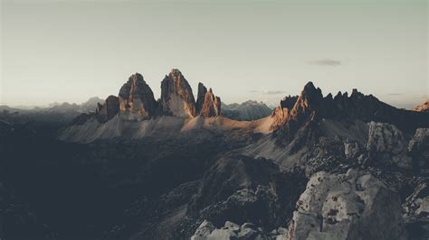 Wallpaper Landscape Rock Sky Winter Morning National Park Alps