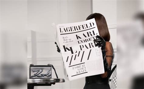 Here S A Sneak Peek At The Karl Lagerfeld X L Oréal Paris Collaboration