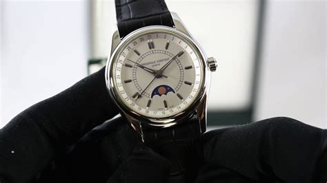 When frederique constant released the classic moonphase a few months ago, it seemed to turn a lot of heads. Frederique Constant Classic Moonphase FC-330S6B6 - YouTube