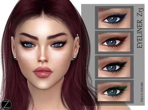 The Sims Resource Eyeliner Z13 Waterline Eye Liner Eyeliner