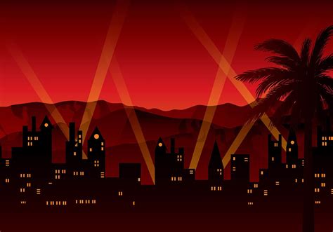 Hollywood Red Light Background Free Vector 134154 Vector Art At Vecteezy