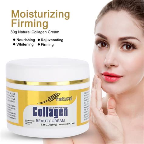 80g Natural Collagen Cream Face Skin Care Whitening Moisturizing