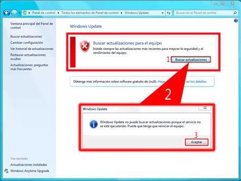 Pantallazos Es Windows Update No Puede Buscar Actualizaciones Recientes