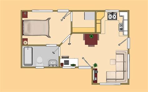 400 Sq Ft Tiny Home Floor Plans Floorplansclick