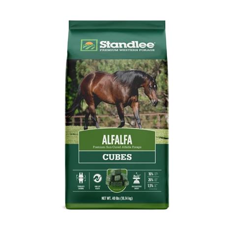 Standlee 40 Lb Premium Alfalfa Cubes By Standlee At Fleet Farm
