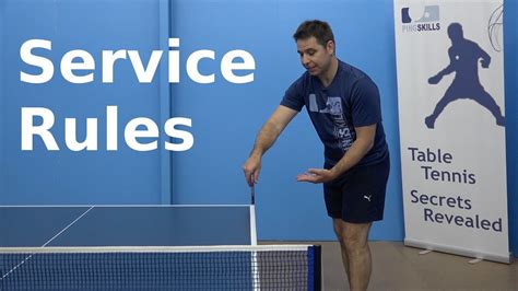 Service Rules Pingskills Table Tennis Youtube