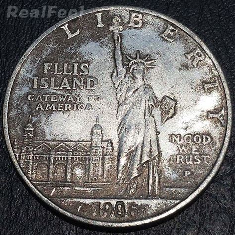 American Old Replica Coins 1906 Us Liberty 1 Dollar Copy Coin Ellis