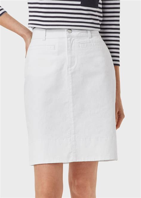 Maeva Denim A Line Skirt