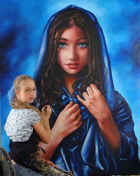 Young Female Artist Paints Jesus ~ Paintings Artist Akiane Kramarik