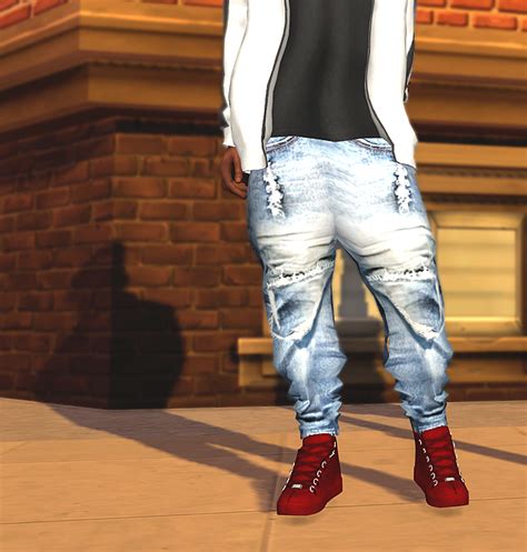 My Sims 4 Blog Urban Jeans For Males By Ebonix