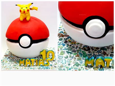 Pokémon Ball Cake Pikachu Tarta Bola Pokémon By Pastryfork Mallorca