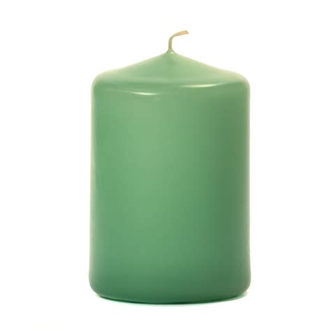 Mint Green 3 X 4 Unscented Pillar Candles 3 Inch Candles