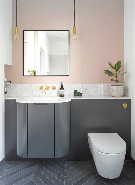 Pink And Grey Bathrooms