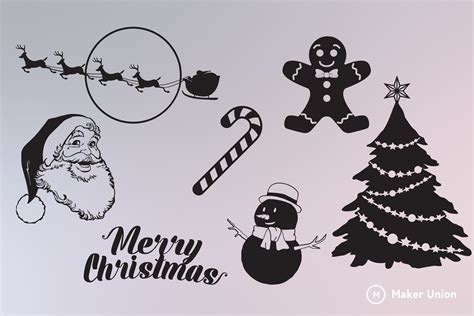 Merry Christmas Free Dxf Files Maker Union