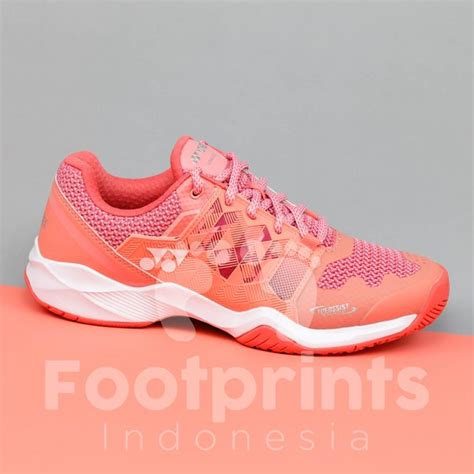 Jual Sepatu Tenis Yonex Power Cushion Sonicage Coral Pink Tennis Shoes